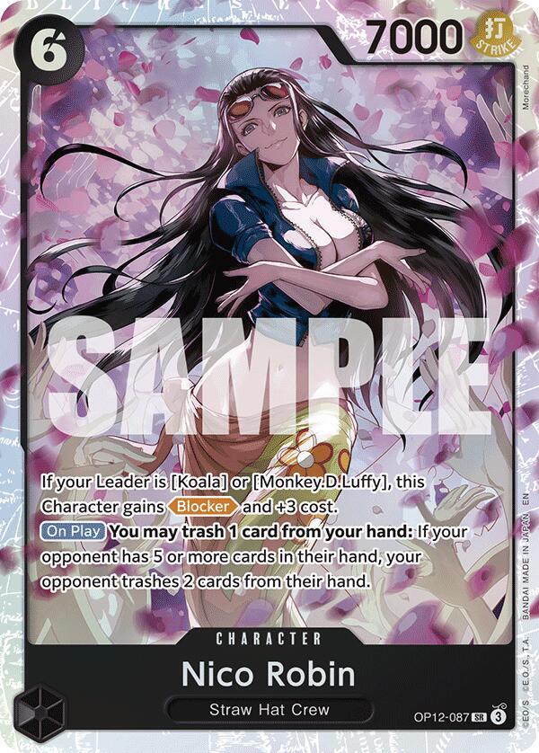 Nico Robin OP12-087 (Legacy of the Master) - Foil
