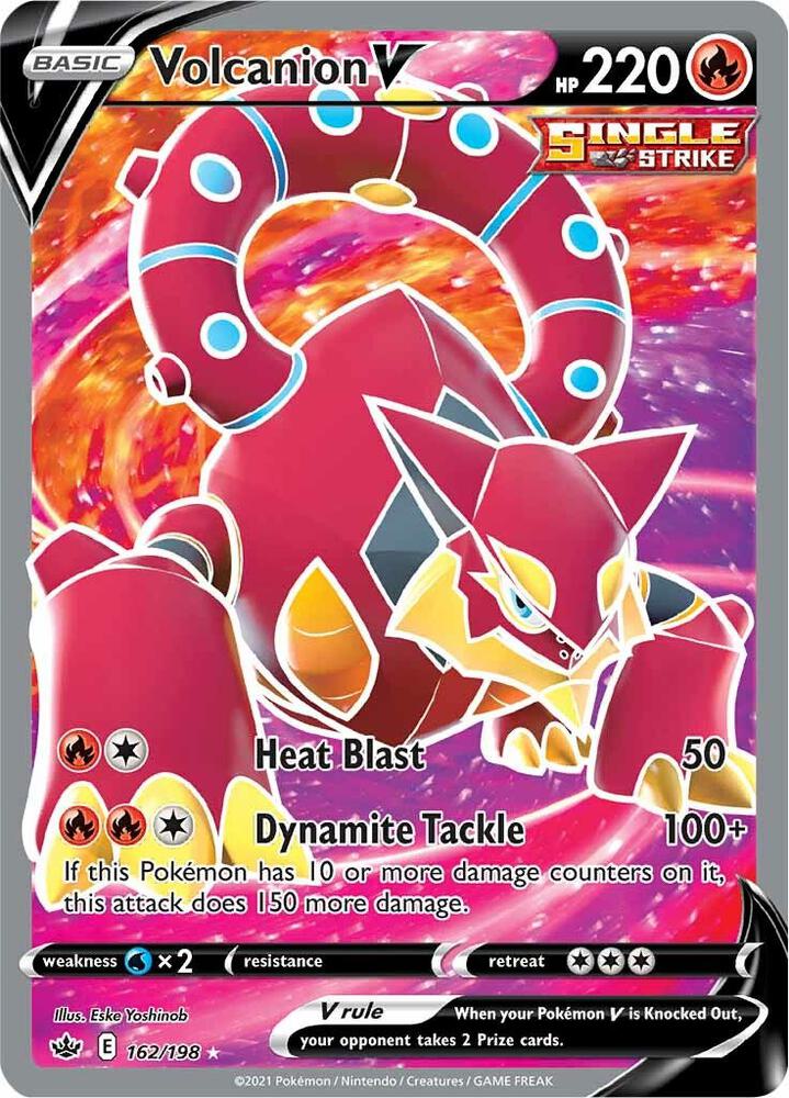 Volcanion V 162/198 (SWSH06: Chilling Reign) - Holofoil