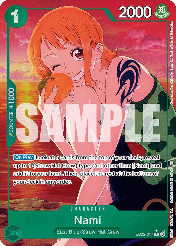 Nami EB02-017 (Extra Booster: Anime 25th Collection) - Alternate Art Foil