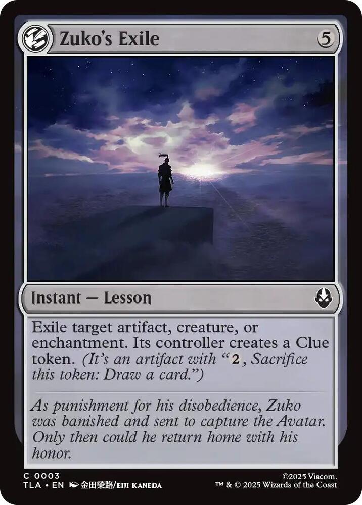 Zuko's Exile 3 (Avatar: The Last Airbender) - Foil
