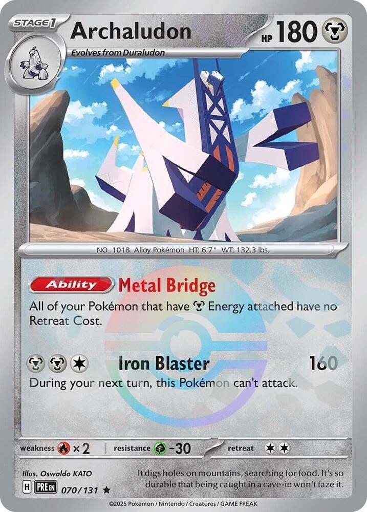 Archaludon 070/131 (SV: Prismatic Evolutions) - Poke Ball Holofoil