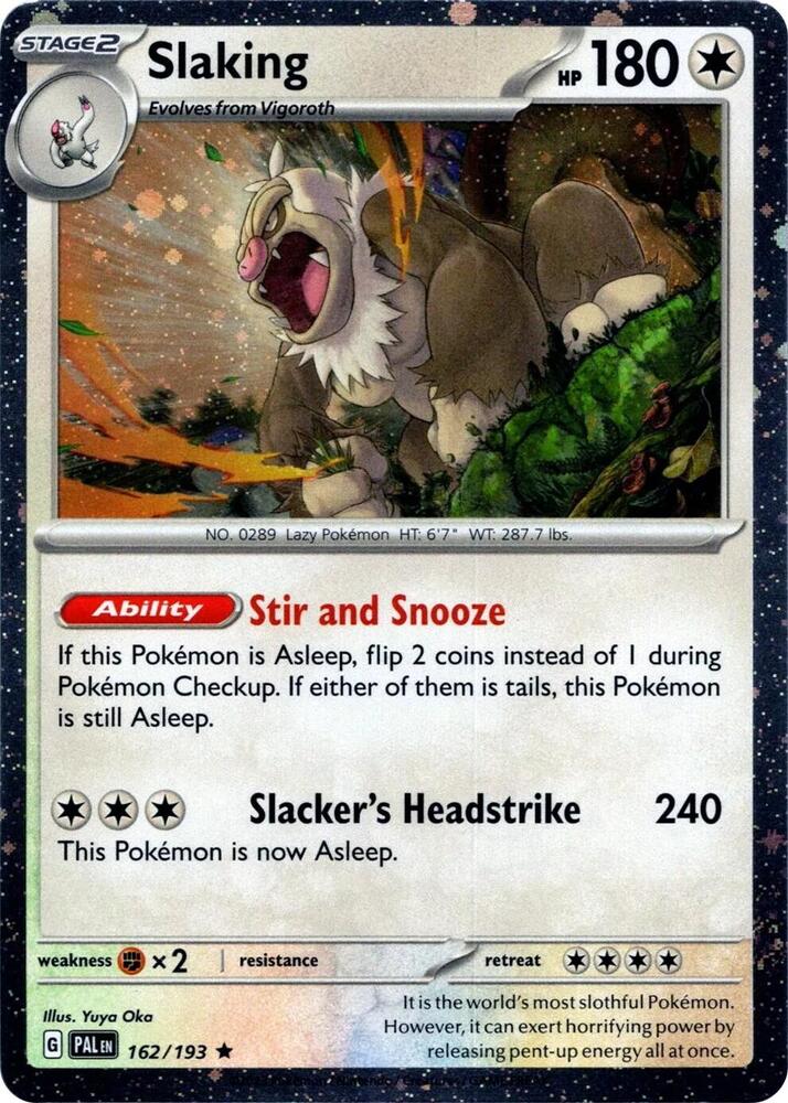 Slaking 162/193 (Miscellaneous Cards & Products) - Cosmo Holofoil