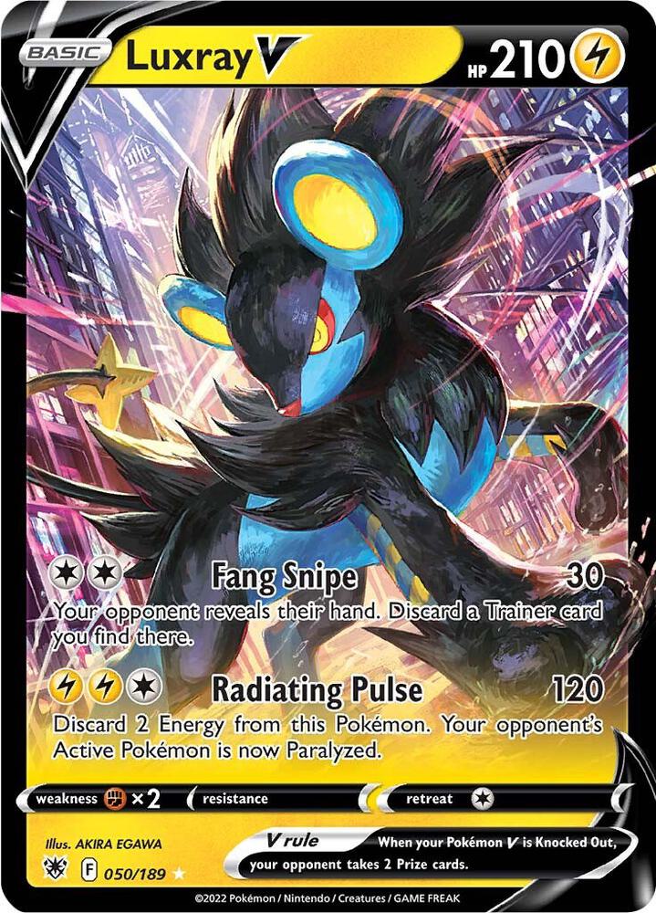 Luxray V 050/189 (SWSH10: Astral Radiance) - Holofoil