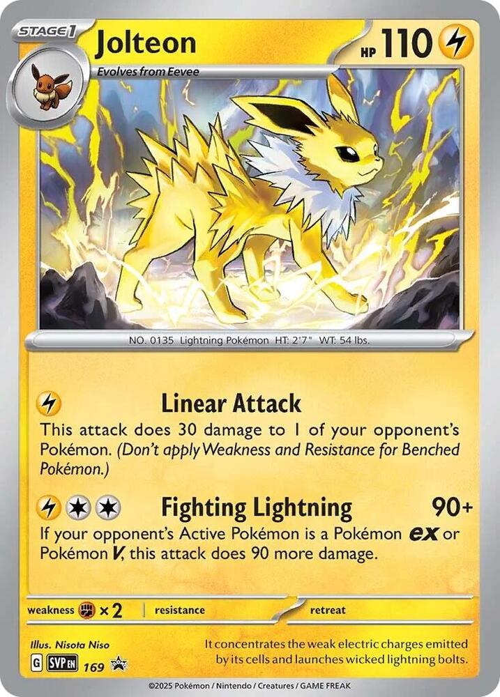 Jolteon 169 (SV: Scarlet & Violet Promo Cards) - Holofoil
