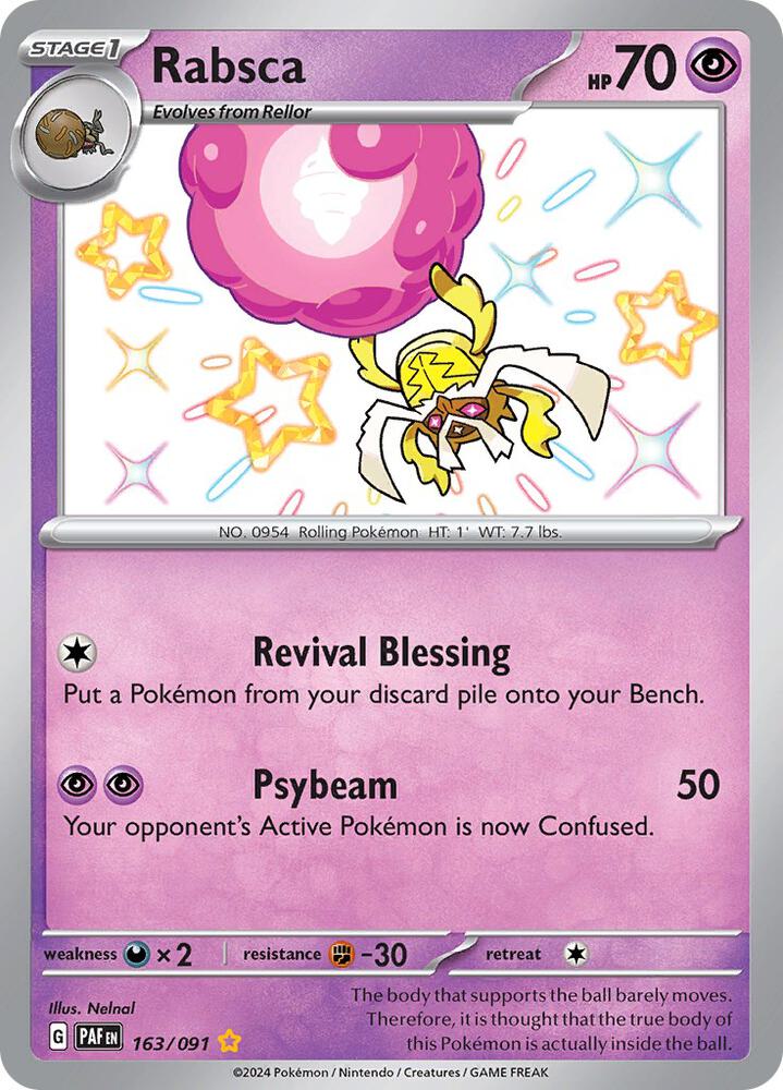 Rabsca 163/091 (SV: Paldean Fates) - Holofoil