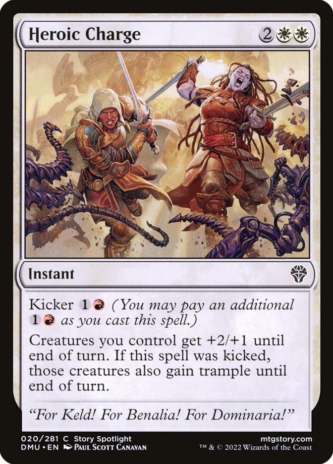 Heroic Charge 20/281 (Dominaria United)