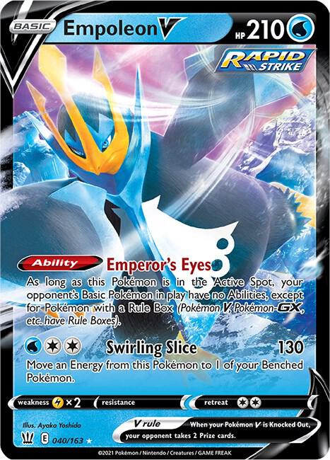 Empoleon V 040/163 (SWSH05: Battle Styles) - Holofoil