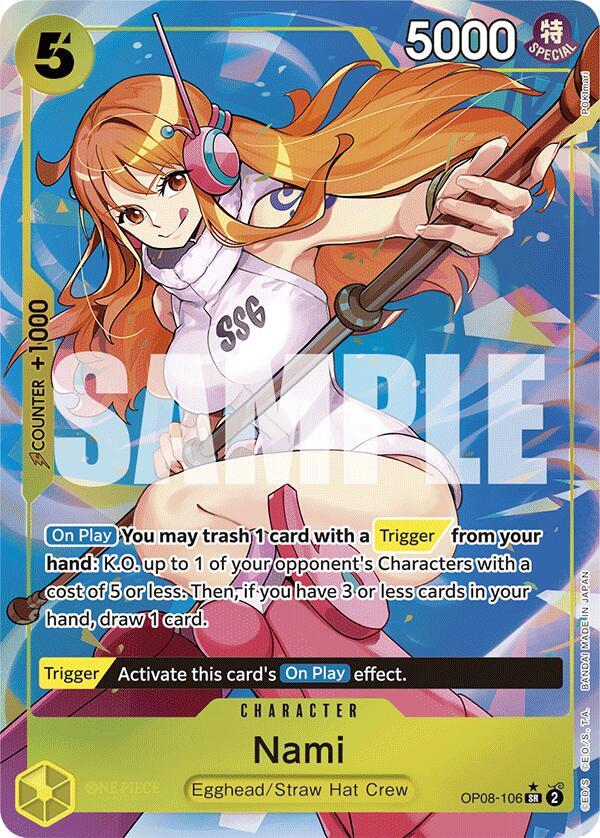 Nami OP08-106 (Two Legends) - Alternate Art Foil