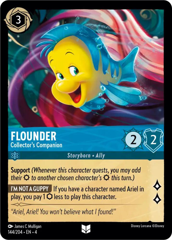 Flounder, Collector's Companion 144/204 (Ursula's Return)
