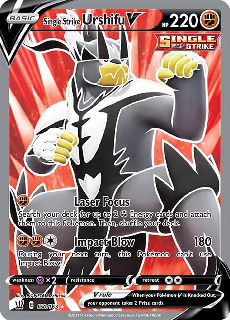 Single Strike Urshifu V 150/163 (SWSH05: Battle Styles) - Holofoil