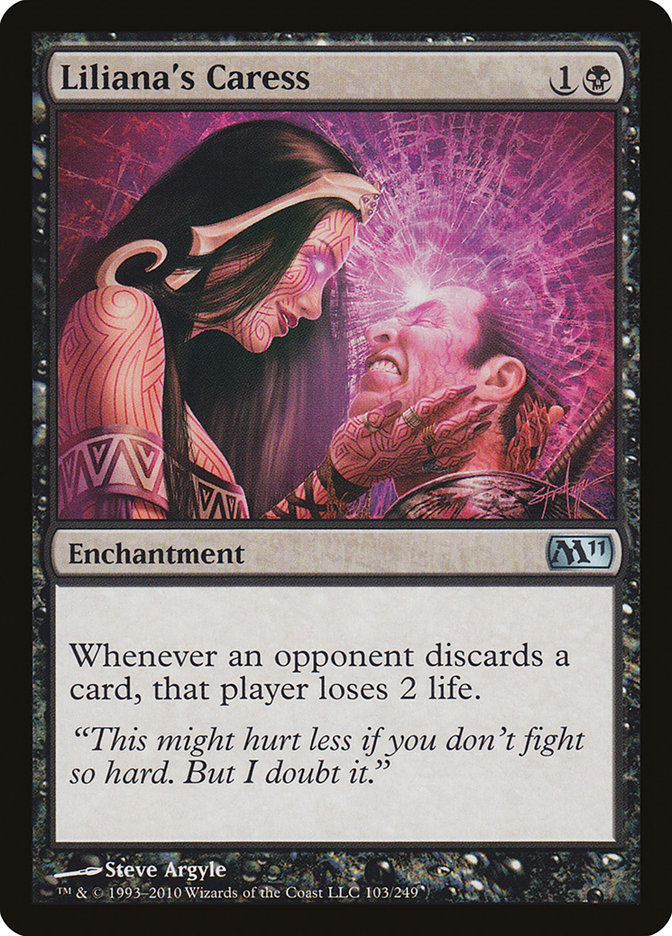 Liliana's Caress 103 (Magic 2011 (M11))