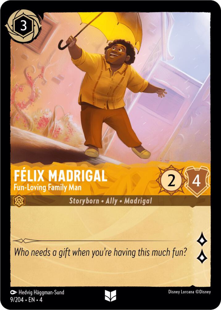 Félix Madrigal, Fun Loving Family Man 9/204 (Ursula's Return)
