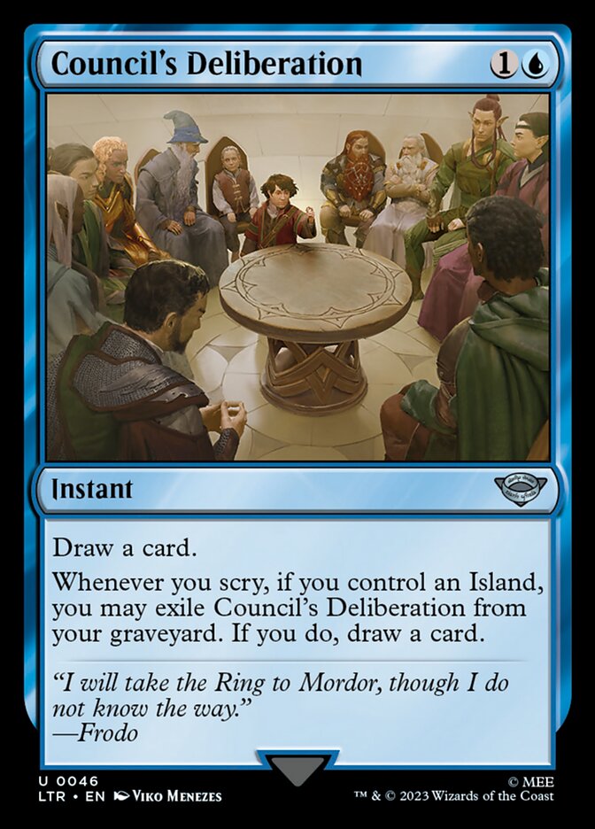 Council's Deliberation 46 (Universes Beyond: The Lord of the Rings: Tales of Middle-earth)