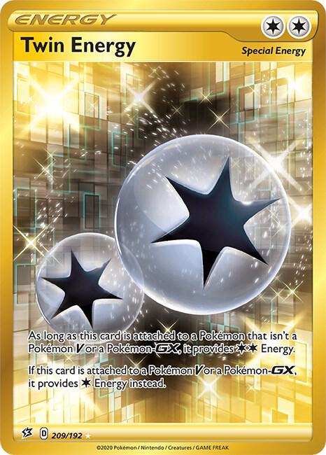 Twin Energy Secret 209/192 (SWSH02: Rebel Clash) - Holofoil
