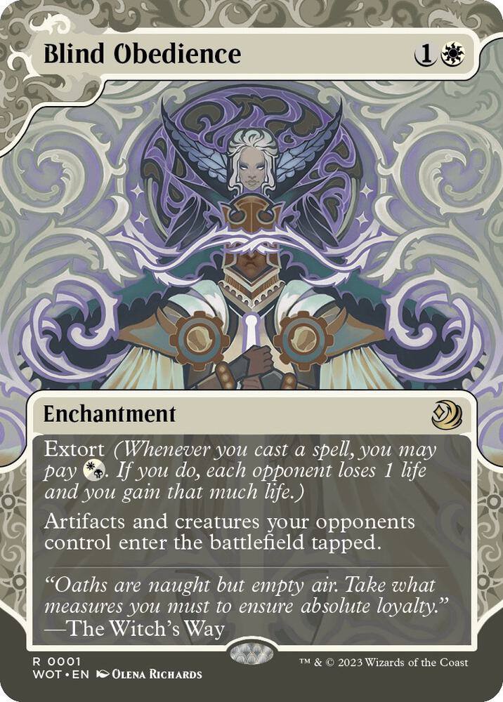 Blind Obedience 1/63 (Wilds of Eldraine: Enchanting Tales) - Showcase
