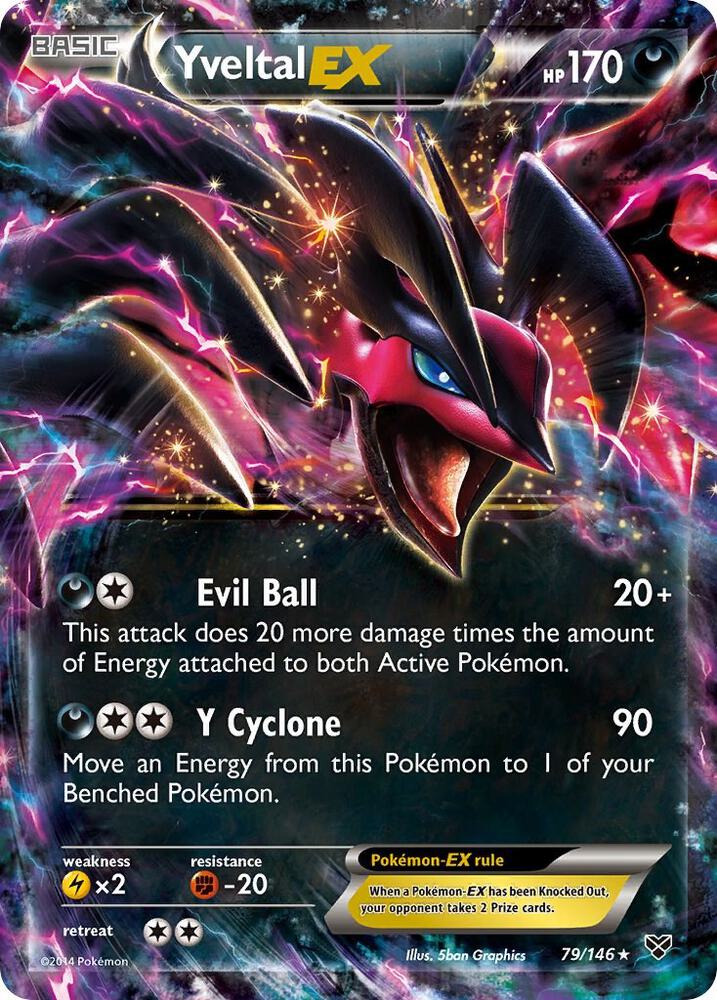 Yveltal EX 079/146 (XY Base Set) - Holofoil