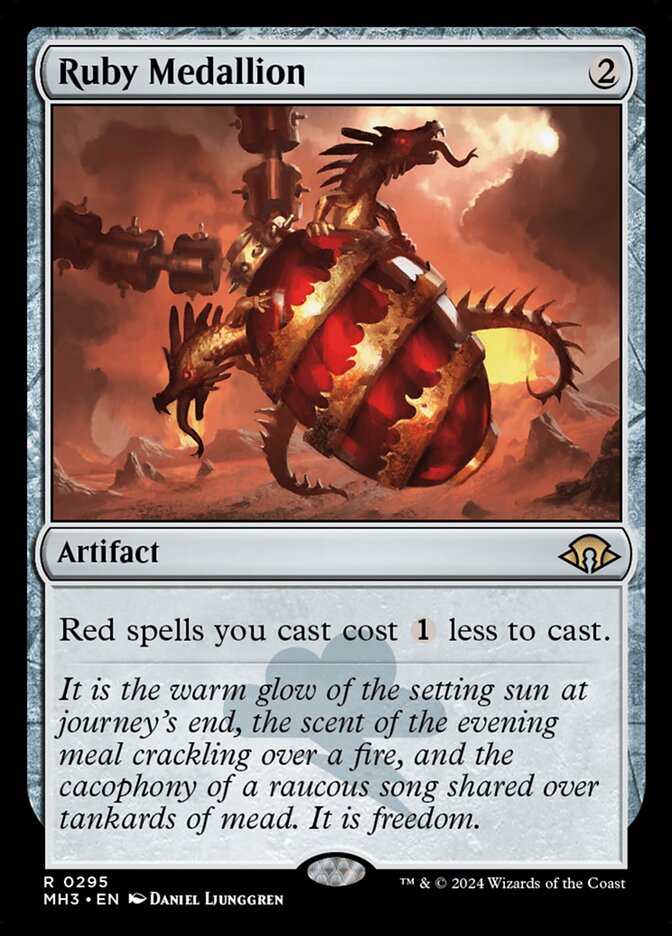 Ruby Medallion 295 (Modern Horizons 3)