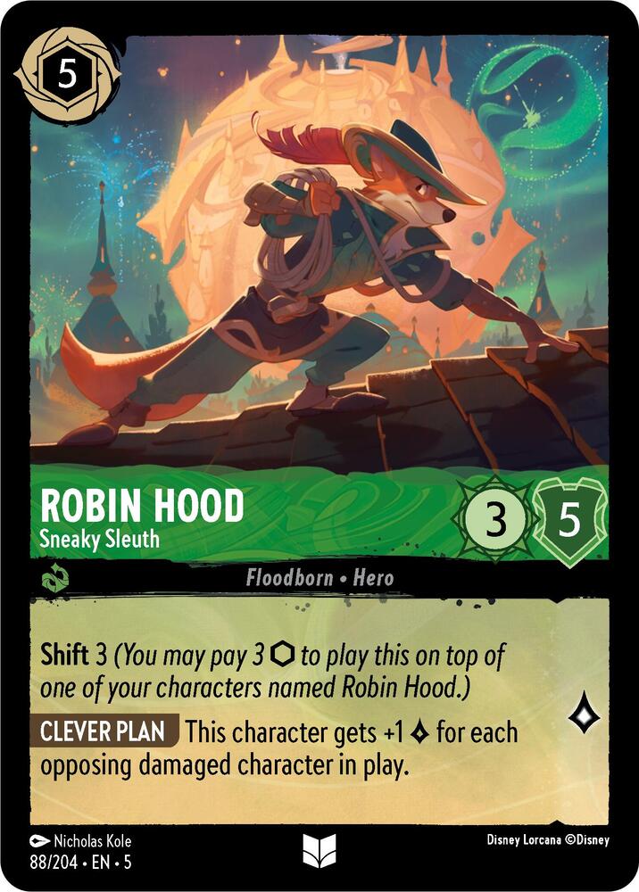 Robin Hood, Sneaky Sleuth 88/204 (Shimmering Skies)