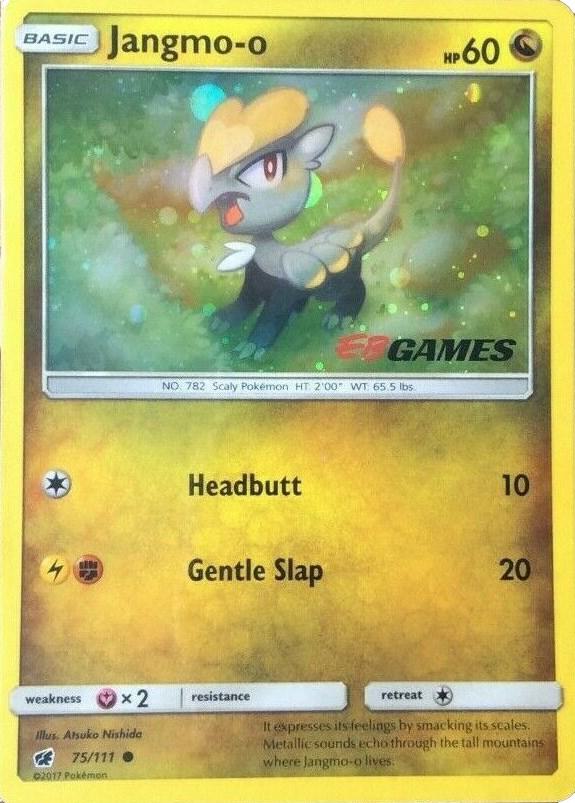 Jangmo-o EB Games Promo 075/111 (Miscellaneous Cards & Products) - Cosmo Holofoil