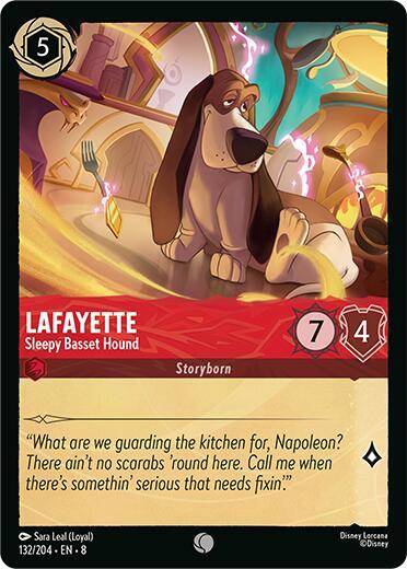 Lafayette, Sleepy Basset Hound 132/204 (Reign of Jafar)