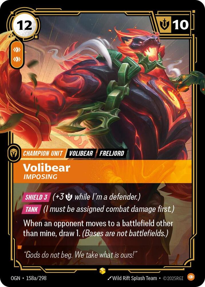 Volibear - Imposing 158a/298 (Origins) - Foil