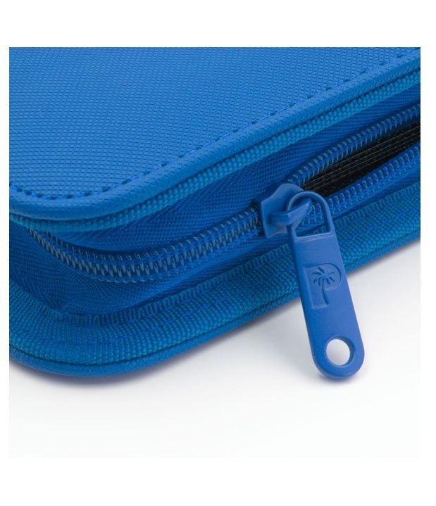 COLLECTOR'S SERIES 12 POCKET ZIP TRADING CARD BINDER - BLUE