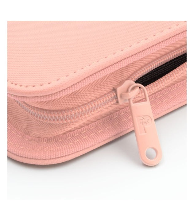 COLLECTOR'S SERIES 9 POCKET ZIP TRADING CARD BINDER - HOLDS 360 CARDS - PINK