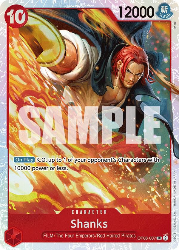 Shanks OP06-007 (Wings of the Captain) - Foil