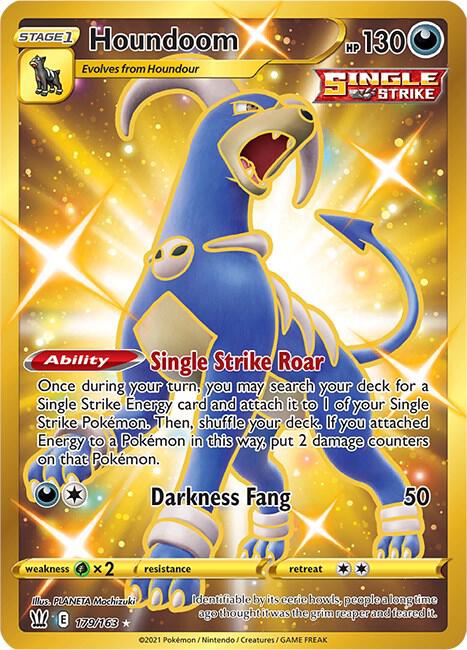 Houndoom Secret 179/163 (SWSH05: Battle Styles) - Holofoil