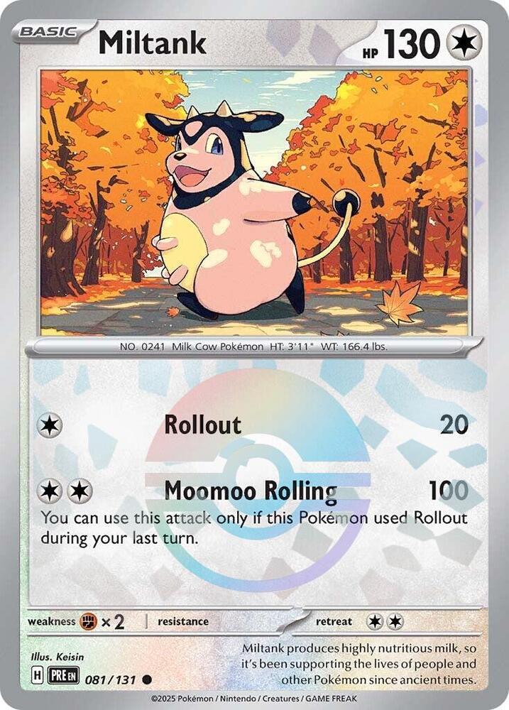 Miltank 081/131 (SV: Prismatic Evolutions) - Poke Ball Holofoil