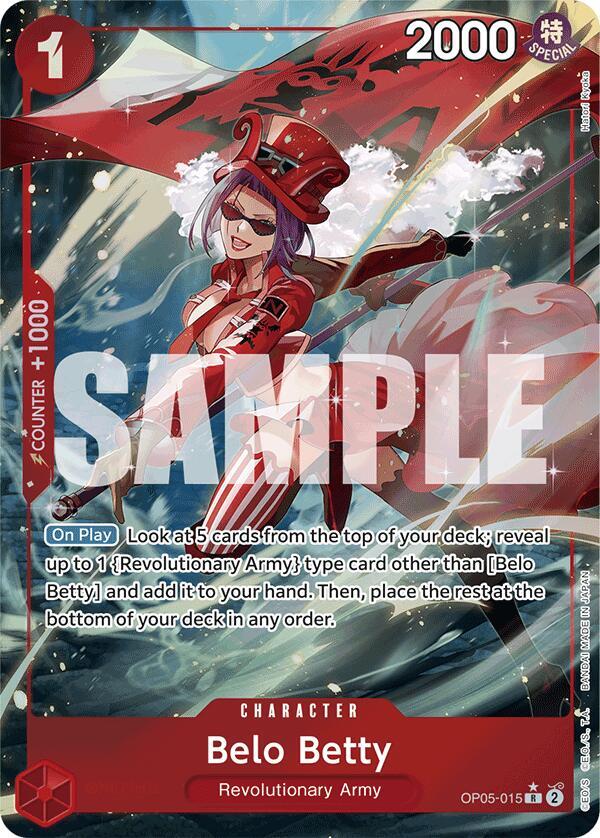 Belo Betty OP05-015 (Premium Booster -The Best-) - Full Art Foil