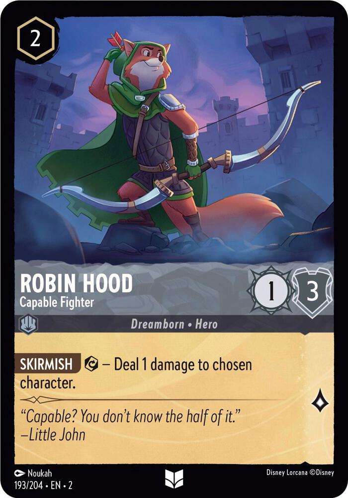Robin Hood, Capable Fighter 193/204 (Rise of the Floodborn)