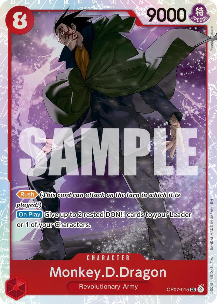 Monkey.D.Dragon (Reprint) OP07-015 (Premium Booster -The Best- Vol. 2) - Foil