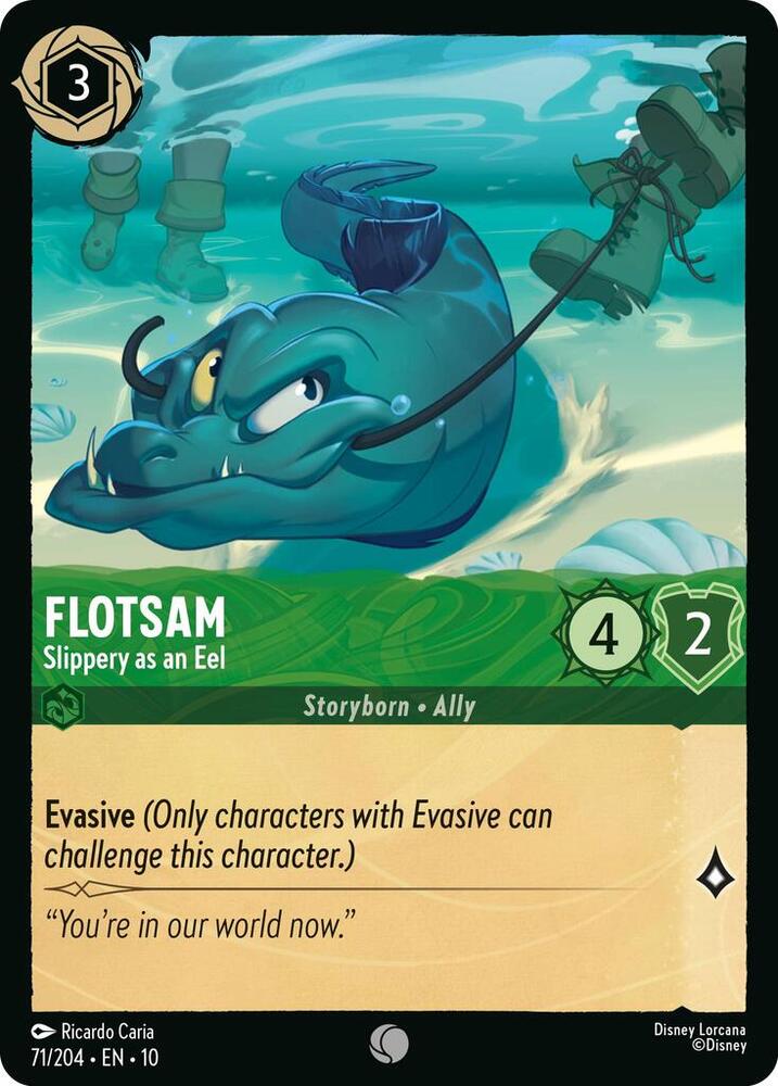 Flotsam, Slippery as an Eel 71/204 (Whispers in the Well) - Cold Foil
