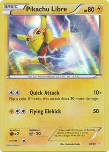 Pikachu Libre 30/30 (XY Trainer Kit: Pikachu Libre & Suicune) - Holofoil