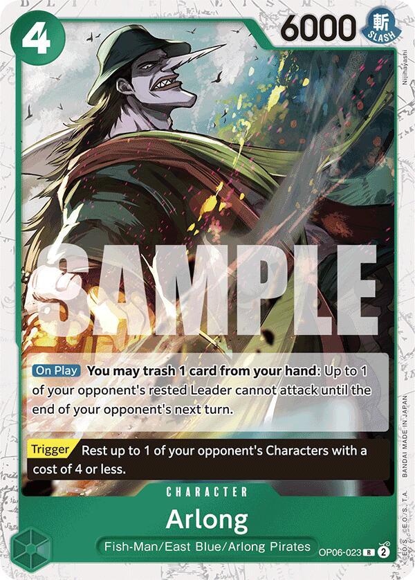 Arlong OP06-023 (Premium Booster -The Best-) - Jolly Roger Foil