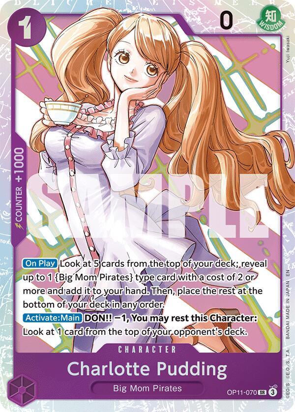 Charlotte Pudding OP11-070 (A Fist of Divine Speed) - Foil