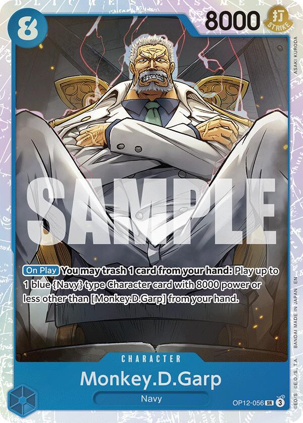 Monkey.D.Garp OP12-056 (Legacy of the Master) - Foil