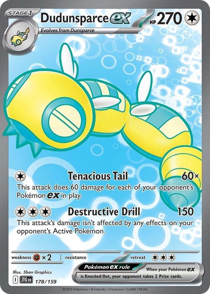 Dudunsparce ex 178/159 (SV09: Journey Together) - Holofoil