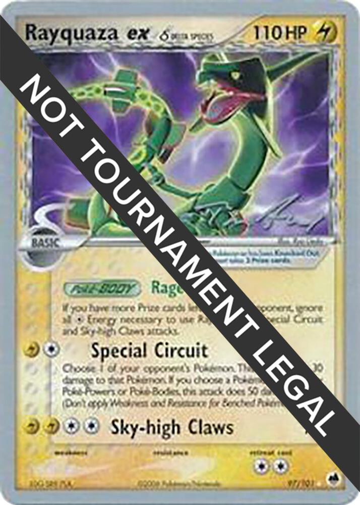 Rayquaza ex Delta Species 2007 Tom Roos 97/101 (World Championship Decks)