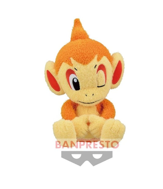 Pokemon Chimchar Super Fluffy Big Plush - Bandai Banpresto