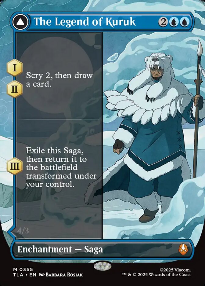 The Legend of Kuruk Borderless 355 (Avatar: The Last Airbender) - Borderless
