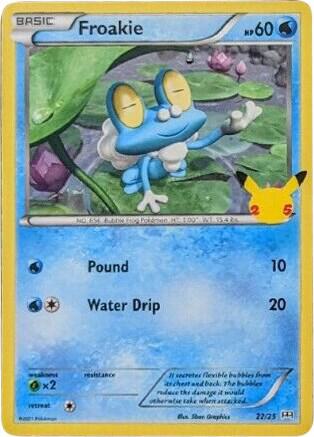 Froakie 022/025 (McDonald's 25th Anniversary Promos) - Holofoil