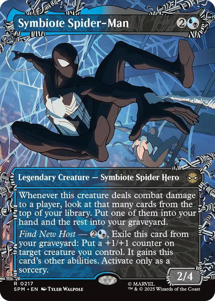 Symbiote Spider-Man 217/198 (Marvel's Spider-Man) - Showcase
