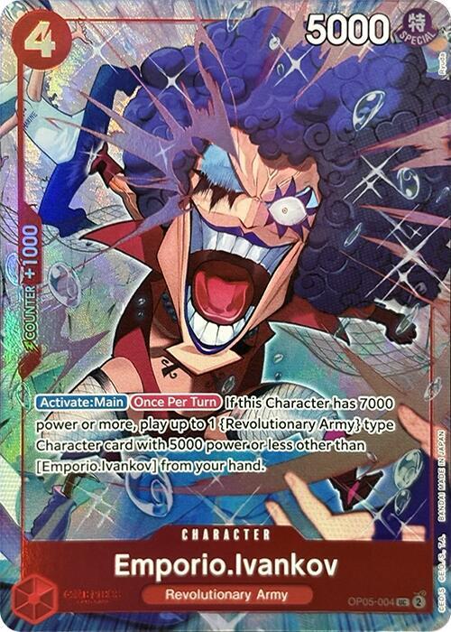 Emporio.Ivankov (PCC Vol.3) OP05-004 (One Piece Promotion Cards) - Alternate Art Foil