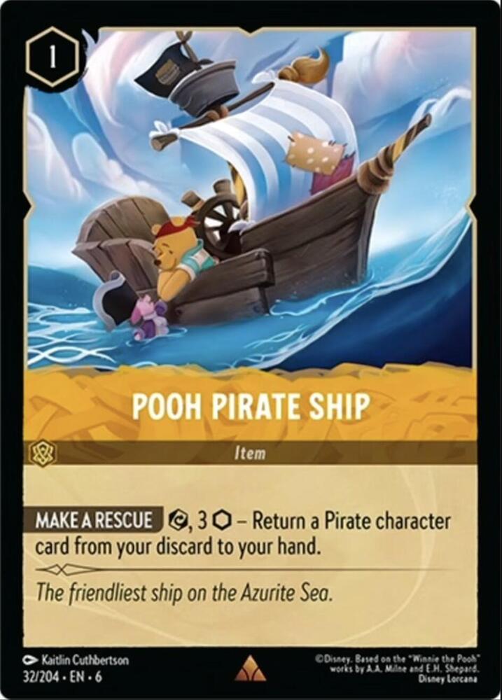 Pooh Pirate Ship 32/204 (Azurite Sea)