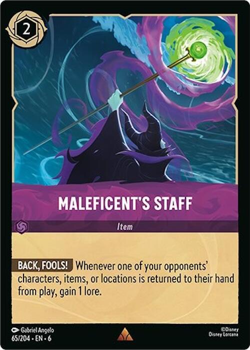 Maleficents Staff 65/204 (Azurite Sea)