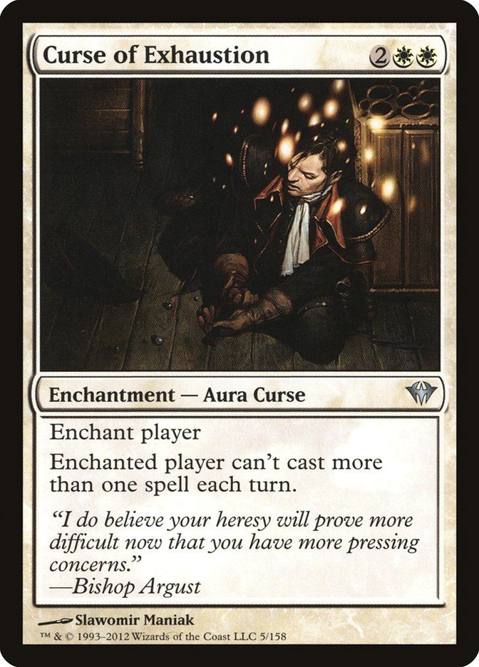 Curse of Exhaustion 5/158 (Dark Ascension) - Foil