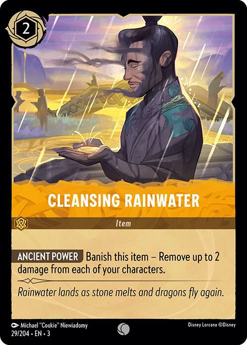 Cleansing Rainwater 29/204 (Into the Inklands) - Cold Foil