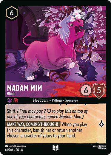 Madam Mim, Rhino 69/204 (Reign of Jafar) - Cold Foil